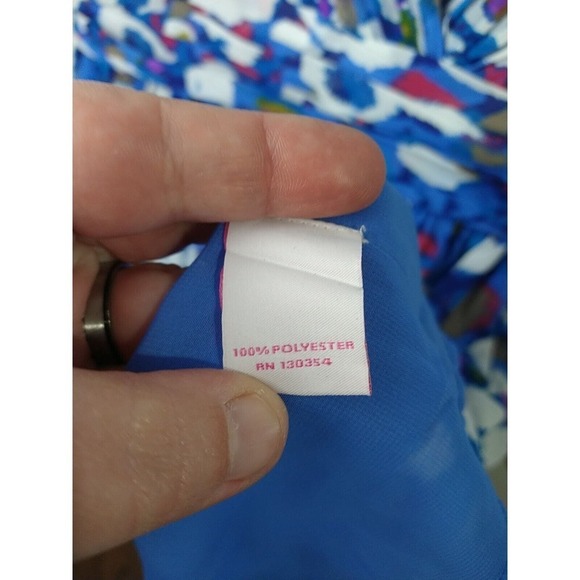 Matthew Williamson V Necklines Pleated Knee Length Fit And Flare Dress. Size 10 - Picture 11 of 12